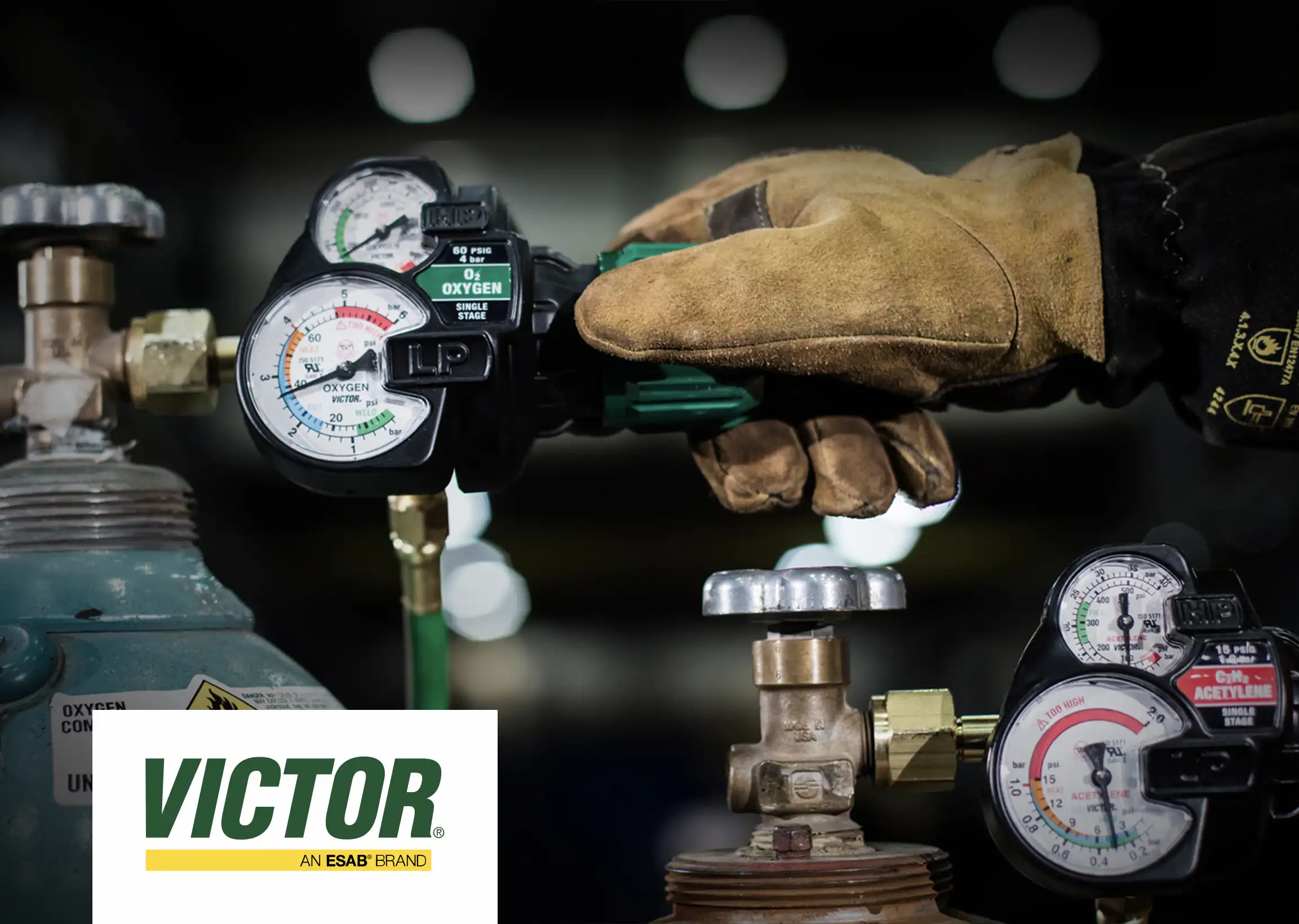 Victor regulators and industrial gas control equipment